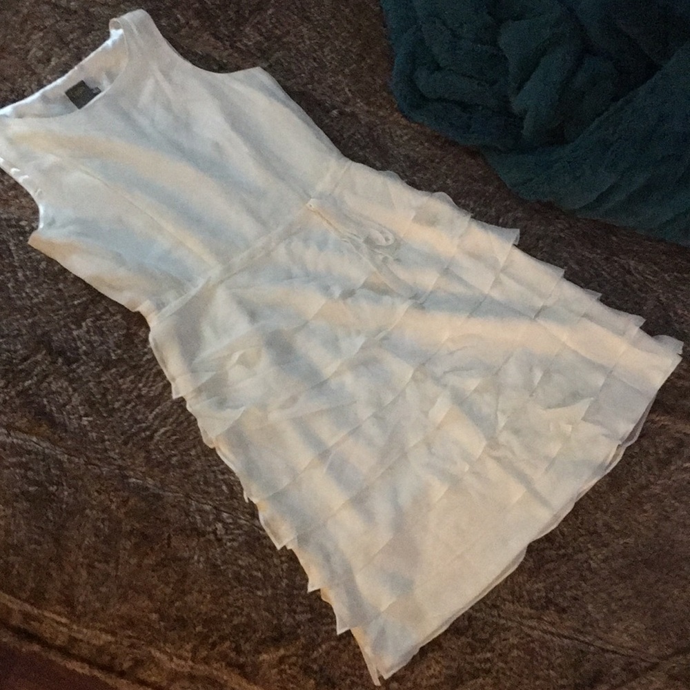 Ivory tiered dress! Perfect for bridal showers!